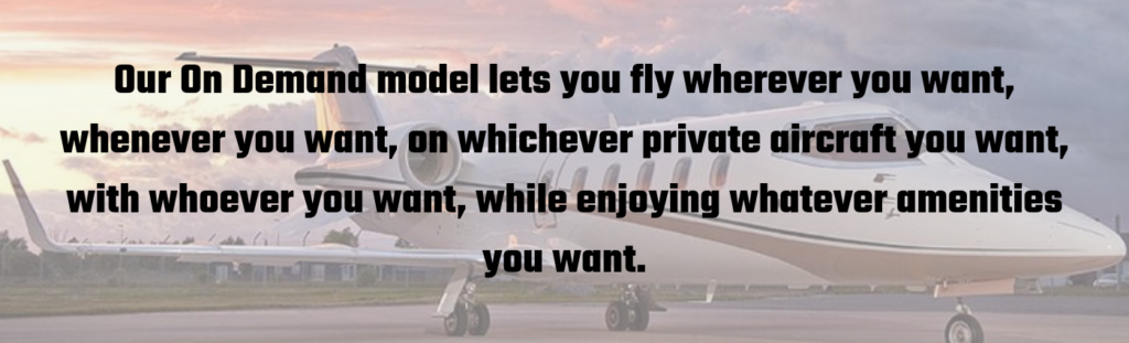 Vault Aviation On Demand model graphic